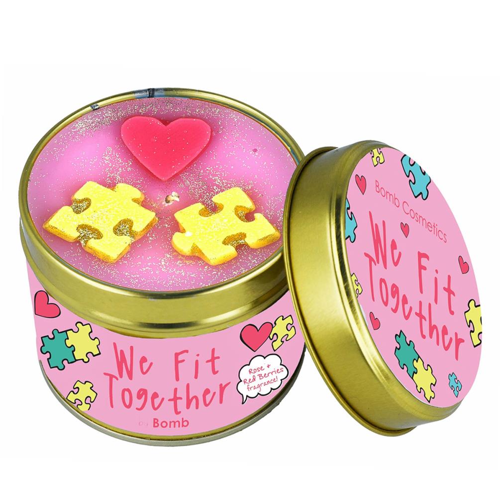 Bomb Cosmetics We Fit Together Tin Candle £8.78